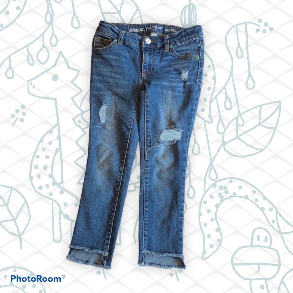 Cat & Jack Crop Jeans Girls size 7